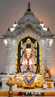 swaroopa 16.5 inch Shri Ram Sticker Self Adhesive Sticker(Pack of 1)