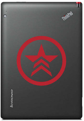 Xskin 4 cm Mass Effect Renegade Computer Game Self Adhesive Sticker(Pack of 1)