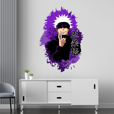 ArfulDecals 60 cm Satoru Gojo wall sticker Self Adhesive Sticker(Pack of 1)