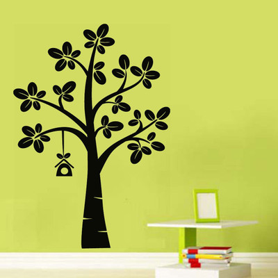 walkart 2.54 cm wonderful nature tree Removable Sticker(Pack of 1)