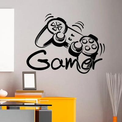 SnappyVinyl 42 cm Game Controller Self Adhesive Sticker(Pack of 1)