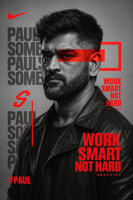 swaroopa 16.5 inch Mahendra Singh Dhoni Thala Sticker Self Adhesive Sticker(Pack of 1)