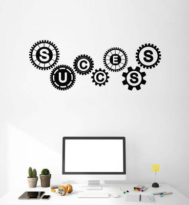 Xskin 20 cm Gears Office Teamwork Self Adhesive Sticker(Pack of 1)