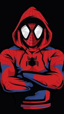 swaroopa 16.5 inch Spiderman Sticker Self Adhesive Sticker(Pack of 1)