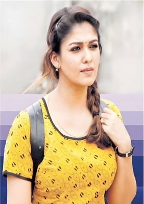 Dumdic 30 cm Nice Nayanthara A4 Strong Self Adhesive Sticker(Pack of 1)