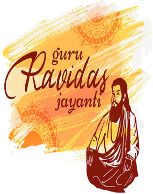 Vijaya enterprises 61 cm Guru ravidas jayanti Magnetic sticker (pack of 1) Self Adhesive Sticker(Pack of 1)