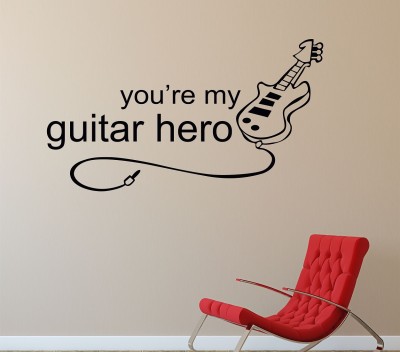 Wallzone 110 cm Music Removable Sticker(Pack of 1)