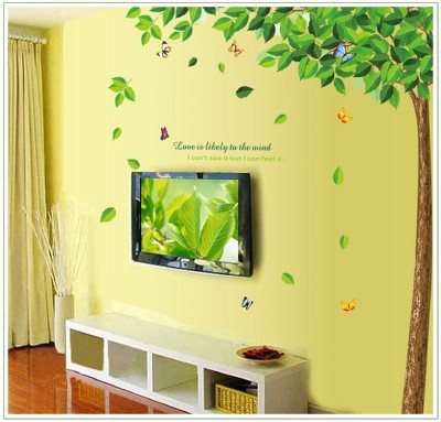 JAAMSO ROYALS 120 cm Nature Tree Sticker(Pack of 1)