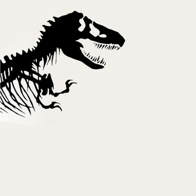 Xskin 49 cm Dinosaur Tyrannosaurus Self Adhesive Sticker(Pack of 1)