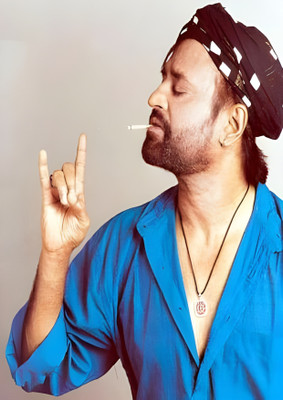 Dumdic 30 cm Styley Smoking Super Star Rajinikanth A4 Strong Self Adhesive Sticker(Pack of 1)