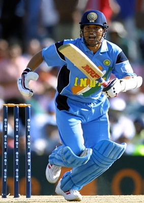 Dumdic 30 cm Sachin Tendulkar Run A4 Strong Self Adhesive Sticker(Pack of 1)