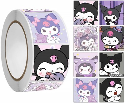 Climberty 8 cm 500pcs Kuromi Melody Stickers Set Cute Kawaii DIY Vinyl Decals Gift for Kids Self Adhesive Sticker(Pack of 500)