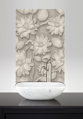MODERN CREATIONS 90 cm PVC- Self Adhesive Wash Basin Waterproof Anti oil Wall Sticker Self Adhesive Sticker(Pack of 1)