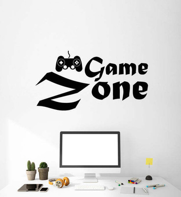 Xskin 27 cm l Game Zone Joystick Gaming Gamer Self Adhesive Sticker(Pack of 1)