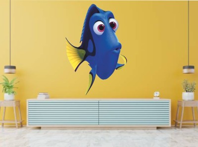 Jump up 44 cm Dory Fish Multicolour Wall Sticker Self Adhesive Sticker(Pack of 1)