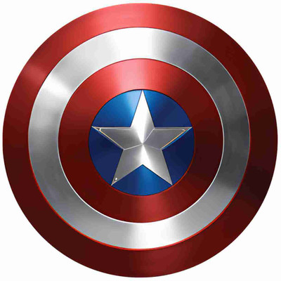 SkyOlla 60 cm Captain America Wall Sticker – Self Adhesive Vinyl Décor for Kids’ Room Self Adhesive Sticker(Pack of 1)