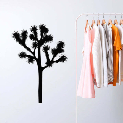 Xskin 27 cm Autumn Joshua Tree Silhouette Nature Self Adhesive Sticker(Pack of 1)