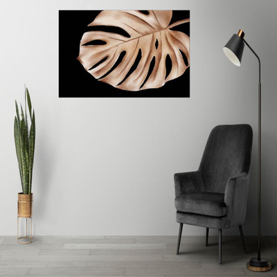 Vijaya enterprises 45.72 cm Plant leaf painting poster size(18x12 inch) Self Adhesive Sticker(Pack of 1)