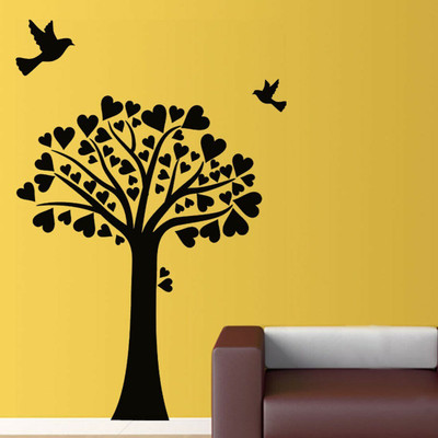 walkart 1 cm beautiful tree design Removable Sticker(Pack of 1)
