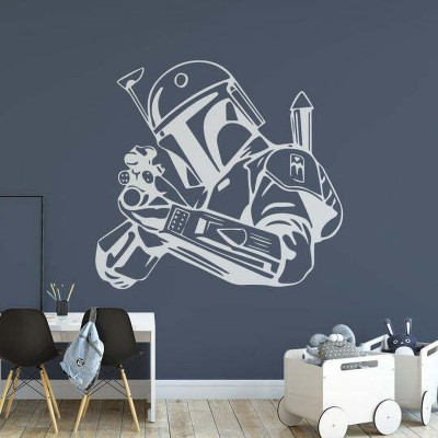 Xskin 40 cm Star Wars Boba Fett Self Adhesive Sticker(Pack of 1)