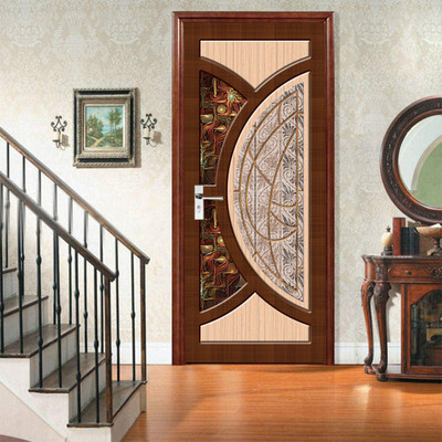 DECOR INDIA SOLUTION 24 cm Door Wallpaper (36 inch x 78 inch) Self Adhesive Sticker(Pack of 1)