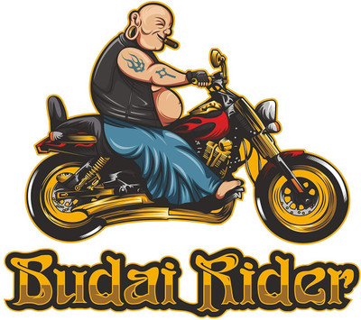 Iram 140 cm Designable “Budai Rider “ Decorative Self Adhesive Sticker(Pack of 1)