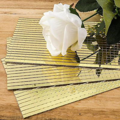 moradiya fresh 12 inch 3D Mosaic Tile Stickers Decorative Craft Accessory| Tiles Art and Craft Material Self Adhesive Sticker(Pack of 1)