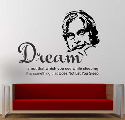 WALLSTICK 70 cm Abdul Kalam Quotes Removable Sticker(Pack of 1)