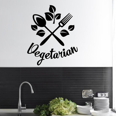 Littlebuds 70 cm Vegetarian Wallsticker Removable Sticker(Pack of 1)