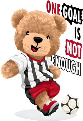 Dumdic 30 cm One Goal Is Not Enough A4 Strong Self Adhesive Sticker(Pack of 1)