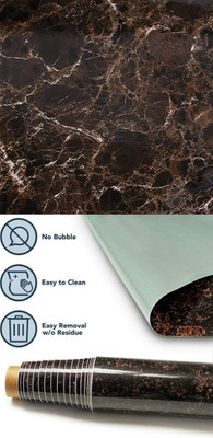 ANUSHKA ENTERPRISE 200 cm Waterproof Wonder: Upgrade Walls with Waterproof Wallpaper Self Adhesive Sticker(Pack of 1)