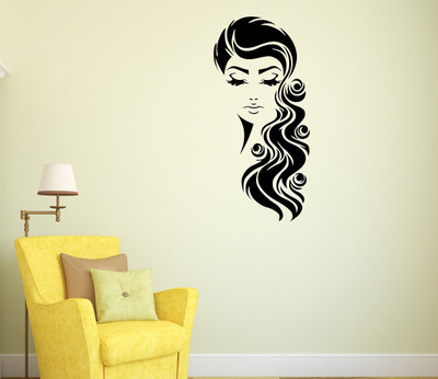 MIIKOR 70 cm Fancy Girl | Non-Reusable Sticker Self Adhesive Sticker(Pack of 1)