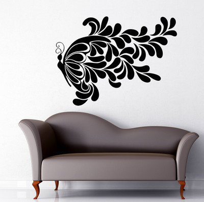 Wallzone 85 cm Abstract Removable Sticker(Pack of 1)