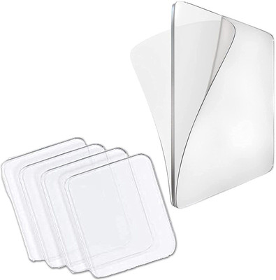 Qweezer 6 cm Double sided heavy duty transparent self adhesive stickers tape Double-sided Sticker(Pack of 10)