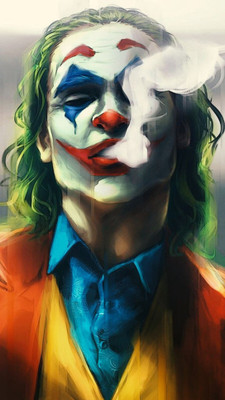 swaroopa 16.5 inch Joker Sticker Self Adhesive Sticker(Pack of 1)