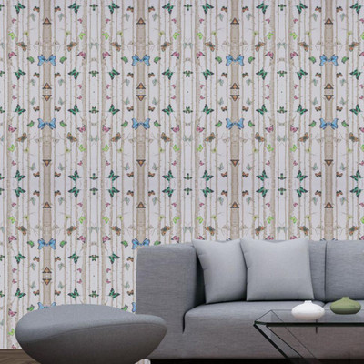Flipkart SmartBuy Vinyl Decorative Multicolor Wallpaper(L x W: 1000 cm x 40 cm)