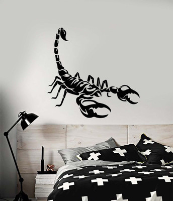 Xskin 27 cm Scorpio Zodiac Abstract Self Adhesive Sticker(Pack of 1)