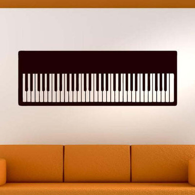 Xskin 21 cm Keyboard Piano Musical Instrument Self Adhesive Sticker(Pack of 1)
