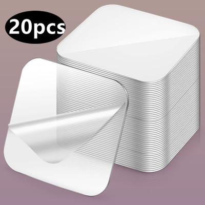 Treyora 6 cm 20 Pack · DoubleFace Label Sticker 6x6cm Double-sided Sticker(Pack of 20)