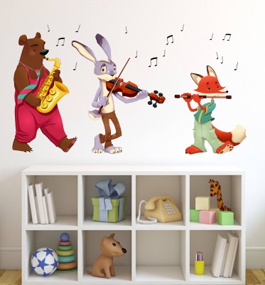 Littlebuds 90 cm Animal Band Removable Sticker(Pack of 1)