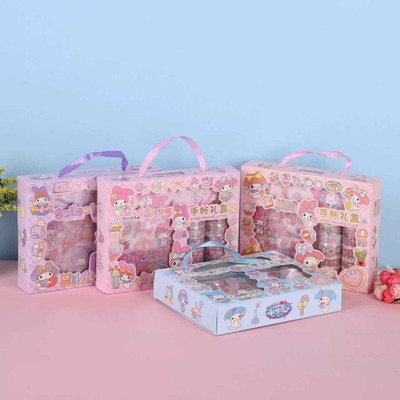 Kawaii 8 inch Sanrio sticker box gift Non-Reusable Sticker(Pack of 1)