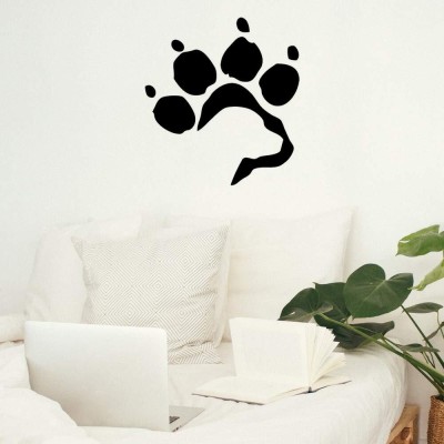 Xskin 29 cm Labrador Retriever Paw Print Wall Decals Easy to Apply Self Adhesive Sticker(Pack of 1)