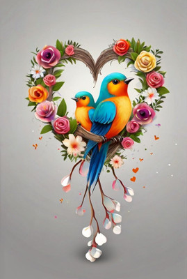 zezby 61 cm Wall Colourful Classic Hanging Home Decortion Self Adhesive Sticker(Pack of 1)