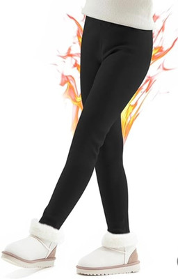 Lebami Indi Legging For Girls(Black Pack of 1)