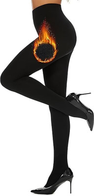 Cozy crazy Ankle Length Western Wear Legging(Black, Solid)