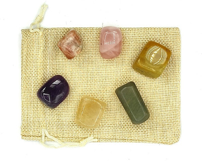 Plus Value 7D1MSLPC Polished Asymmetrical Crystal, Quartz Stone(Multicolor 300 g)