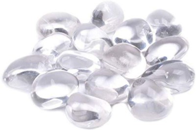 Maureen Semi Precious Natural Energized Clear Quartz Healing Crystal Tumble Stone_1 Regular Asymmetrical Crystal Stone(White 200 g)