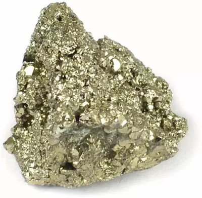 Swara Agate Natural Pyrite Cluster Rough Raw Money Magnet Stone High Energy Natural 20-30gm Regular Asymmetrical Crystal Pebbles(Gold 30 g) deal from flipkart