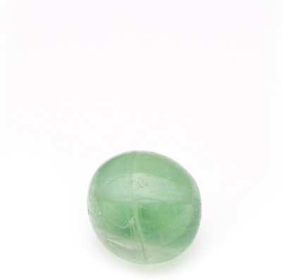 Plus Value Green Fluorite Pocket Stone Regular Asymmetrical Crystal Stone(Green 1 Pieces)