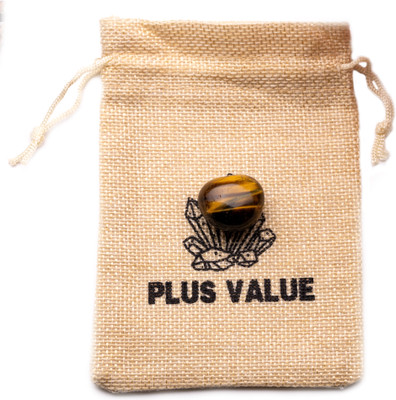 Plus Value Premium Tiger Eye Pocket Stone Regular Asymmetrical Crystal Stone(Multicolor 1 Pieces)